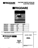 COVER Diagram and Parts List for FES300WAB3  Frigidaire Range