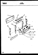 Part Location Diagram of 316014707 Frigidaire PANEL-CONTROL