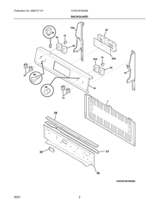 Part Location Diagram of 5304522966 Frigidaire SWITCH