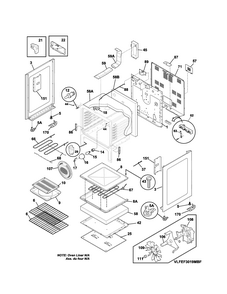 Body Diagram and Parts List for 79094193311  Kenmore Range