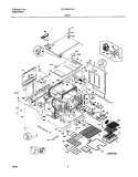 BODY Diagram and Parts List for PLCF489CCA  Frigidaire Range