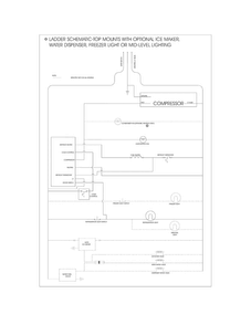 Wiring Schematic Diagram and Parts List for CFHT1843LW9  Frigidaire Refrigerator