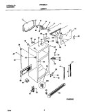 CABINET Diagram and Parts List for FRT22INLHB2  Frigidaire Refrigerator