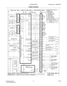 Wiring Diagram Diagram and Parts List for EW30EW5CGS8  Electrolux Wall Oven
