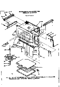 Cavity Parts Diagram and Parts List for 5648598510  Kenmore Microwave