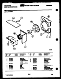 AIR HANDLING PARTS Diagram and Parts List for M418F2SA  Kelvinator Air Conditioner