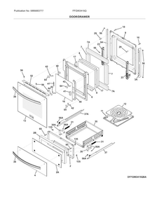 Part Location Diagram of 808721501 Frigidaire SPRING