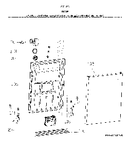 Door Diagram and Parts List for 58714639J01B  Kenmore Dishwasher