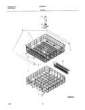 RACKS Diagram and Parts List for GLDB653AS2  Frigidaire Dishwasher