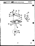 TOP AND MISCELLANEOUS PARTS Diagram and Parts List for LA640JXW4  Frigidaire Washer