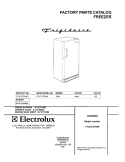 COVER Diagram and Parts List for FFU17D7HW3  Frigidaire Freezer