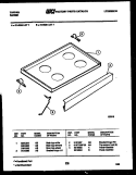 Part Location Diagram of 3016683 Frigidaire PANEL-MANIFOLD