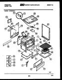 BODY PARTS Diagram and Parts List for GP32BNL4  Frigidaire Range