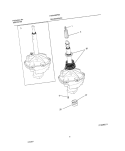 TRANSMISSION Diagram and Parts List for FWX445RFS5  Frigidaire Washer