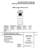COVER Diagram and Parts List for PGLEF385CQ2  Frigidaire Range