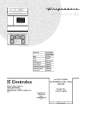 COVER Diagram and Parts List for CPLCF489DC4  Frigidaire Range