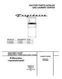 COVER Diagram and Parts List for FLXG52RBS9  Frigidaire Washer Dryer Combo