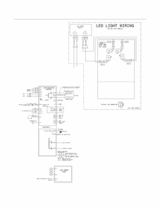 Wiring Diagram Diagram and Parts List for FGUN2642LE3  Frigidaire Refrigerator