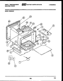 UPPER BODY PARTS Diagram and Parts List for KB969LM0  Frigidaire Microwave Oven Combo