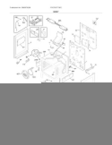 Body Diagram and Parts List for FPGF3077QFE  Frigidaire Range