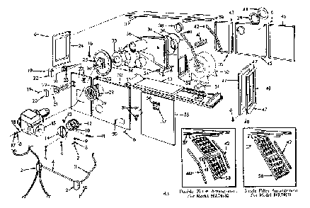 Furnace assembly Diagram and Parts List for 867747821  Frigidaire Heater