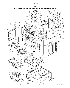 Body Diagram and Parts List for 79042533318  Kenmore Range