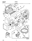 ICE MAKER Diagram and Parts List for GRS26ZRHW1  Gibson Refrigerator