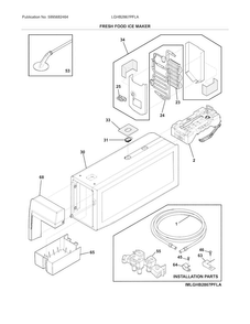 Part Location Diagram of 242142203 Frigidaire COVER