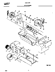 Ice Container Diagram and Parts List for WRS20WRHW5  Westinghouse Refrigerator