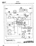 WIRING DIAGRAM Diagram and Parts List for FGF376CEBE  Frigidaire Range