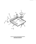 COOK TOP, SURFACE UNITS, DRIP PANS Diagram and Parts List for REGS36BCW2  Frigidaire Wall Oven