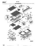 Part Location Diagram of 215217599 Frigidaire TRIM-WIRE SHELF