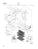 Part Location Diagram of 216681902 Frigidaire SHELF