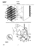 SYSTEM Diagram and Parts List for TFU21M5EW0  Tappan Freezer