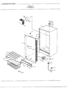 Part Location Diagram of 300736 Frigidaire Hinge breaker
