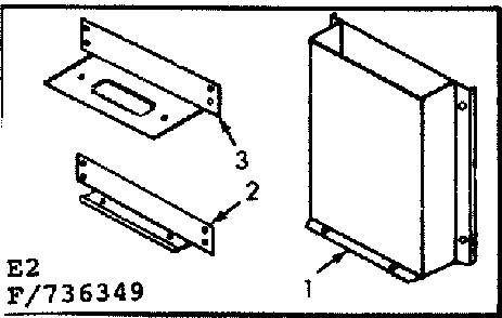 Vent shield kit Diagram and Parts List for 867736349  Frigidaire Furnace