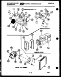 REFRIGERATOR CONTROL ASSEMBLY, DAMP Diagram and Parts List for RS192GCF4  Frigidaire Refrigerator