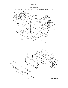 Top/drawer Diagram and Parts List for 79074237711  Kenmore Range