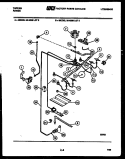 BURNER, MANIFOLD AND GAS CONTROL Diagram and Parts List for 30-2538-66-03  Tappan Range