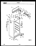 CABINET PARTS Diagram and Parts List for TSK150HN3D  Kelvinator Refrigerator