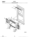 WINDOW MOUNTING PARTS Diagram and Parts List for GAS228Y2A1  Gibson Air Conditioner