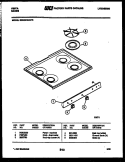 COOKTOP PARTS Diagram and Parts List for 30IGCDWAN5  Tappan Range