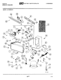 SYSTEM Diagram and Parts List for UL1950ECW1  Electrolux Freezer