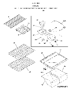 Shelves Diagram and Parts List for 25360412618  Kenmore Refrigerator