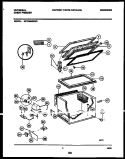 CHEST FREEZER PARTS Diagram and Parts List for MFC05M3BW0  Frigidaire Freezer