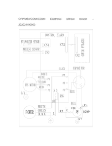Wiring Diagram Diagram and Parts List for 25370101012  Kenmore Air Conditioner