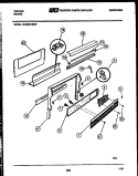 BACKGUARD Diagram and Parts List for 30-4989-00-03  Tappan Range