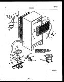 SYSTEM AND AUTOMATIC DEFROST PARTS Diagram and Parts List for ATG180VNCD0  Frigidaire Refrigerator