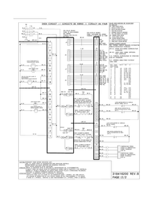 Wiring Diagram Diagram and Parts List for FFET2725LBB  Frigidaire Wall Oven