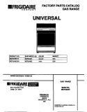 COVER Diagram and Parts List for MGF324BEWA  Frigidaire Range